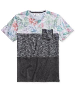 Univibe Men's Hakuma Colorblocked Cotton Pocket T-shirt