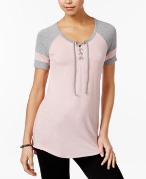 Ultra Flirt Juniors' Lace-up Hockey T-shirt