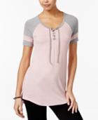 Ultra Flirt Juniors' Lace-up Hockey T-shirt
