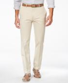 Alfani Red Men's Sateen Flat-front Pants, Only At Macy's