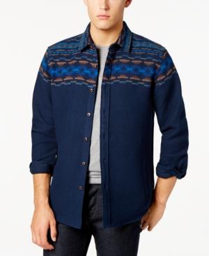 American Rag Men's Folk Geo-print Shirt, Created For Macy's