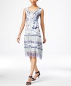 Style & Co. Printed Woven-hem Dress, Only At Macy's