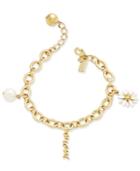 Kate Spade New York 12k Gold-plated Mom Charm Bracelet