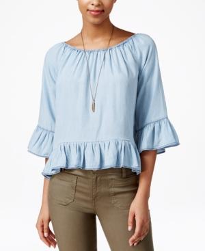 Sanctuary Julia Ruffle-detail Top