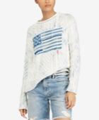 Polo Ralph Lauren Indigo Graphic Cotton Sweater