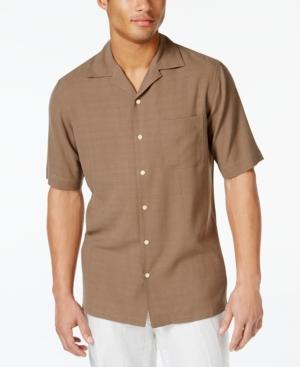 Tasso Elba Big And Tall Ethel Plaid Silk Shirt, Only At Macy's