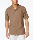 Tasso Elba Big And Tall Ethel Plaid Silk Shirt, Only At Macy's