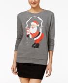 Mighty Fine Juniors' Santa Break The Season Graphic Sweatshirt