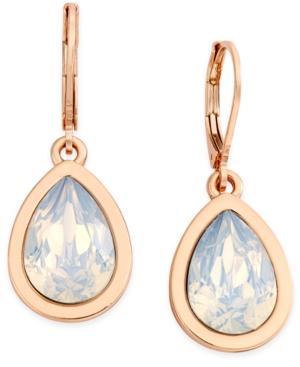 Charter Club Gold-tone Iridescent Stone Teardrop Earrings, Only At Macy's