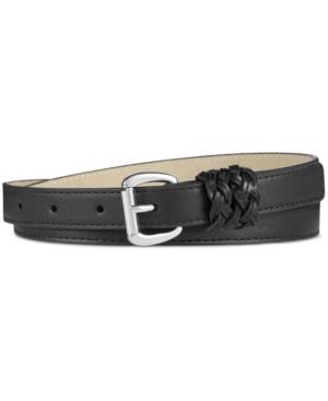 Inc International Concepts Braided Keeper Skinny Pant Belt, Only At Macy's