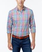 Club Room Men's Check Long-sleeve Shirt, Only At Macy's