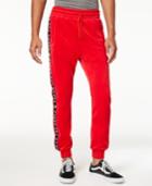 American Stitch Men's Fight Power Velour Track Pants