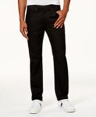 Sean John Men's Athlete Fit Overdye Black Jeans