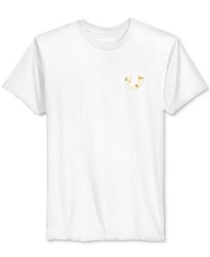 True Religion Men's Metallic Logo Graphic-print T-shirt