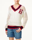 Tommyxgigi Patch Open-knit Sweater