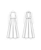 Customize: Switch To Maxi Length - Fame And Partners Maxi-length Chiffon Dress
