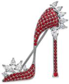 Danori Silver-tone Pave High Heel Pin, Created For Macy's
