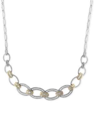 Duo By Effy Diamond Necklace (2-1/10 Ct. T.w.) In 14k Gold And White Gold