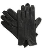 Isotoner Men's Stretch Leather Smartouch Gloves