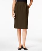 Alfred Dunner Petite October Classic Pencil Skirt