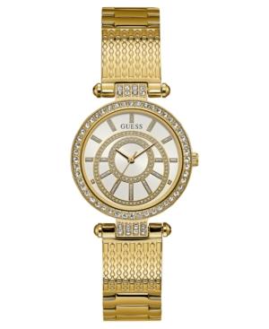 Guess Women's Gold-tone Stainless Steel Bracelet Watch 32mm