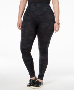 Spanx Plus Size Look At Me Now Camo Leggings