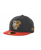 New Era Bowling Green Falcons Ncaa 2 Tone Graphite And Team Color 59fifty Cap
