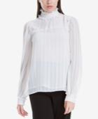 Max Studio London Textured Ruffled Top, Created For Macy's