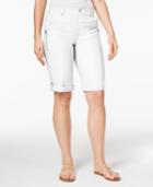 Style & Co Petite Cuffed Bermuda Shorts, Only At Macy's