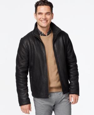Cole Haan Black Leather Jacket