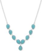 Nine West Colored Stone Y Necklace, 16 + 2 Extender
