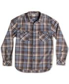 Quiksilver Tangbeam Plaid Flannel Long-sleeve Shirt