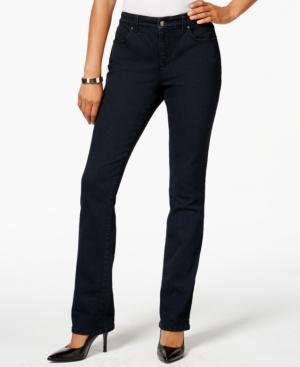 Charter Club Lexington Straight Leg Jeans, Indigo Blue Wash