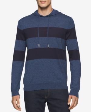 Calvin Klein Men's Merino Striped Hoodie