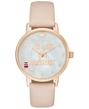 Kate Spade New York Women's Metro Tan Leather Strap Watch 34mm 1yru0892
