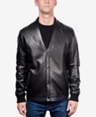 Boston Harbour Men's Leather Cardigan