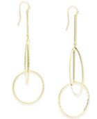 Inc International Concepts Gold-tone Double Circle Drop Earrings, Created For Macy's