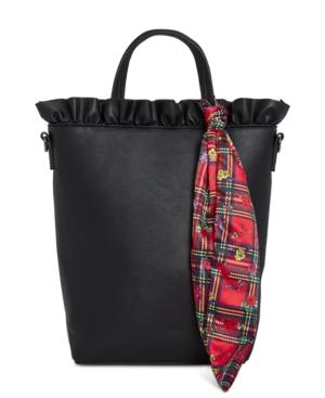 Betsey Johnson Ruffled Top-handle Tote