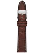 Fossil Men's Brown Leather Watch Strap 22mm S221256