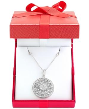 Effy Diamond Filigree Pendant 18 Necklace (1 Ct. T.w.) In 14k Gold, White Gold Or Rose Gold