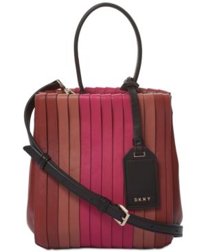 Dkny Bryant Pleated Mini Bucket Bag, Created For Macy's