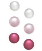 Cultured Freshwater Pearl (9mm) Trio Set Stud Earrings