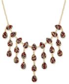 I.n.c. Gold-tone Multi-bead Statement Necklace, Created For Macy's