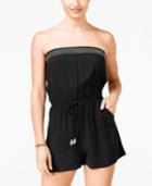 Be Bop Juniors' Smocked Strapless Romper