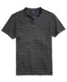 Guess Men's Heather Stripe Henley T-shirt