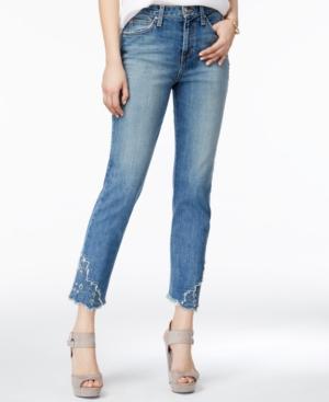Joe's The Debbie Crop Embroidered Jeans