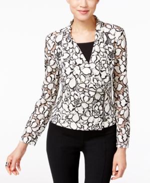 Inc International Concepts Crocheted Moto Jacket, Only At Macy's