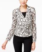 Inc International Concepts Crocheted Moto Jacket, Only At Macy's
