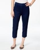 Alfred Dunner Pull-on Straight-leg Capri Jeggings