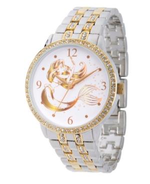 Disney Princess Ariel Women's Two Tone Alloy Glitz Watch